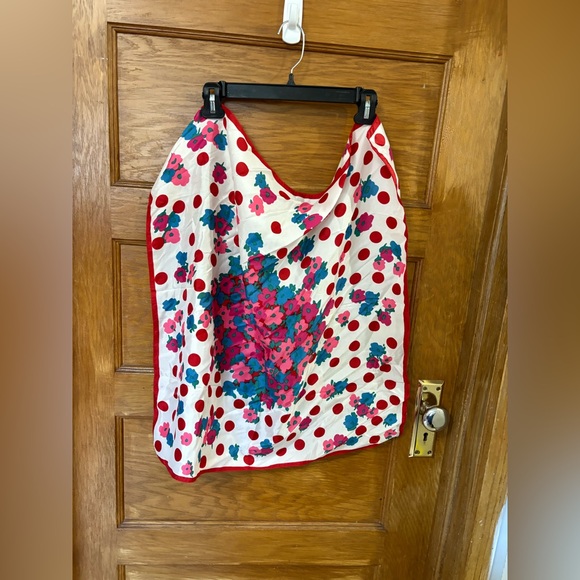 Floral Polka Dot Women's‎ square scarf - Picture 1 of 4